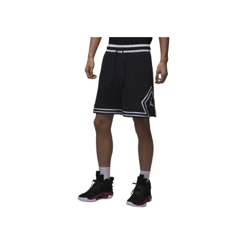 Джордан DRI FIT DIAMOND 010 Черный/Белый/Белый Мужские Повседневные Шорты