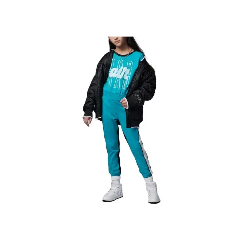 Детский Jordan Вязаные Тренировочные Штаны Изумрудно-Зеленый