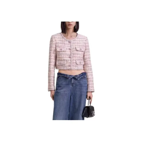 Self Портрет Розовый Женские Куртки