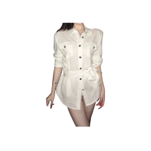 MTHE Белые Женские Рубашки