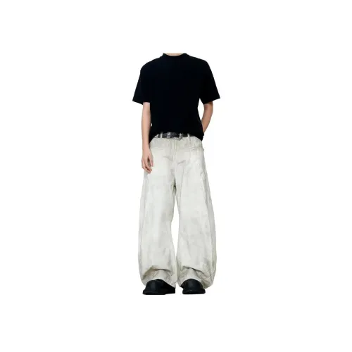 GEOGRE ALEX Белый Унисекс Джинсы