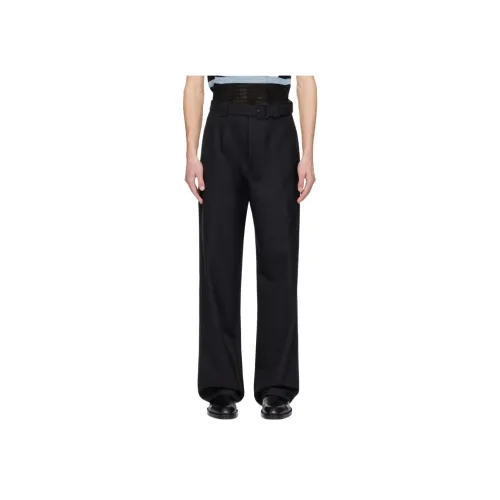 DRIES VAN NOTEN Мужские повседневные брюки черного цвета