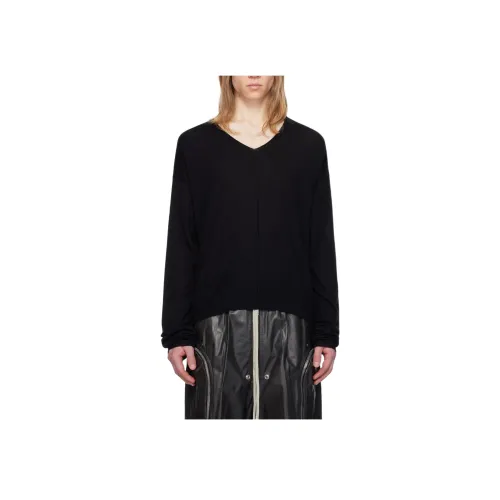 RICK OWENS совместный бренд Черные Мужские Свитера