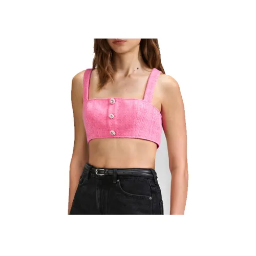 Self Портрет Темно-розовый Женские Майки