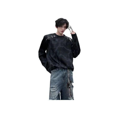 PVPVPV Tie Dye Черный Унисекс Свитшоты