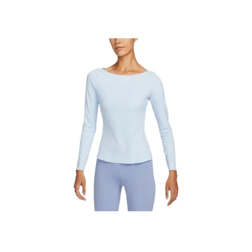 Nike YOGA DRI FIT T-Shirt Женская Фиолетовая Синяя