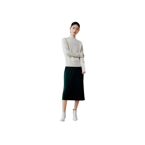 MIHUANG Белый Женский Трикотаж