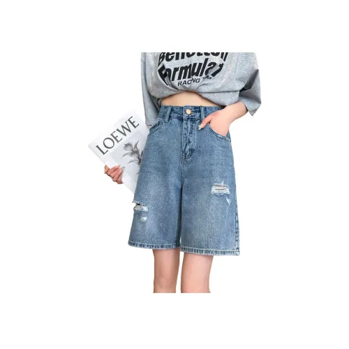 SITOL Джинсовые шорты Женские Blue