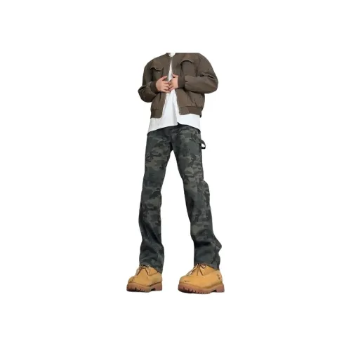 TANGQI Камуфляж Унисекс Повседневные Штаны