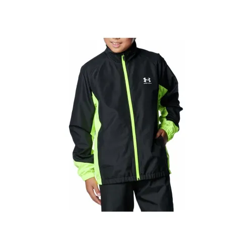 Under Armour Куртки Пальто FW24 Черный Высокая видимость Желтый Подростки