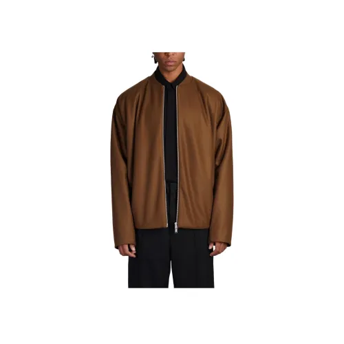 JIL SANDER Коричневый Мужские Куртки