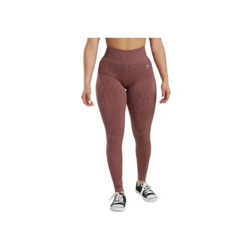 GYMSHARK Румяно-розовые Женские Леггинсы