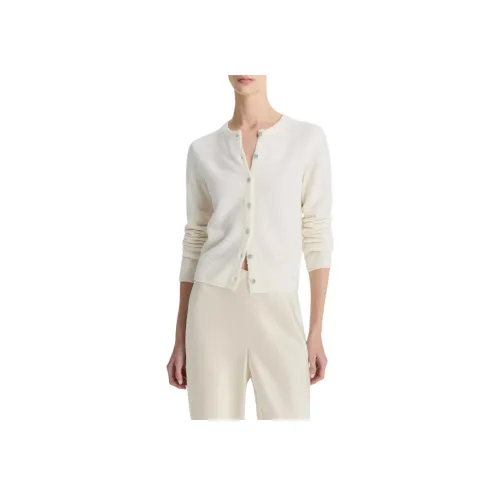 VINCE Серый Белый Женский Трикотаж