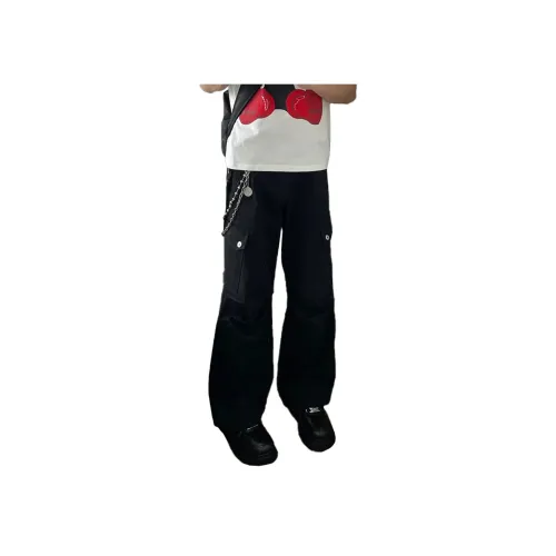 DEAR BETSY Черные Унисекс Повседневные Штаны