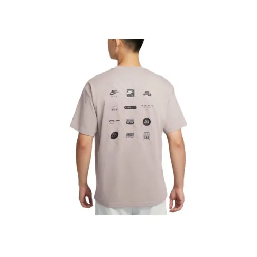 Nike Фиолетово-серые Мужские T-рубашки