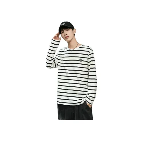 Tonlion Белая Мужская T-рубашка