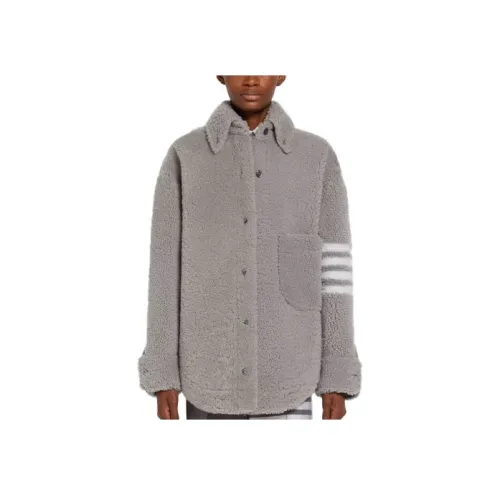 THOM BROWNE Серые Женские Куртки
