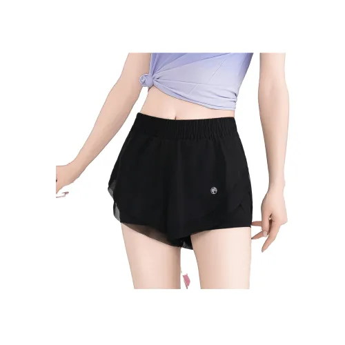 Барби Черные Женские Спортивные Шорты