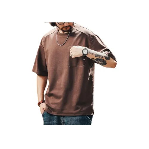 GELANLU Летняя футболка свободный крой унисекс