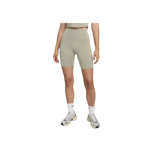 nike Велосипедные шорты и шорты Женские Светло-армейский зеленый