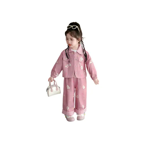 Mami Macca Розовый Предшкола Повседневная Спортивная Одежда