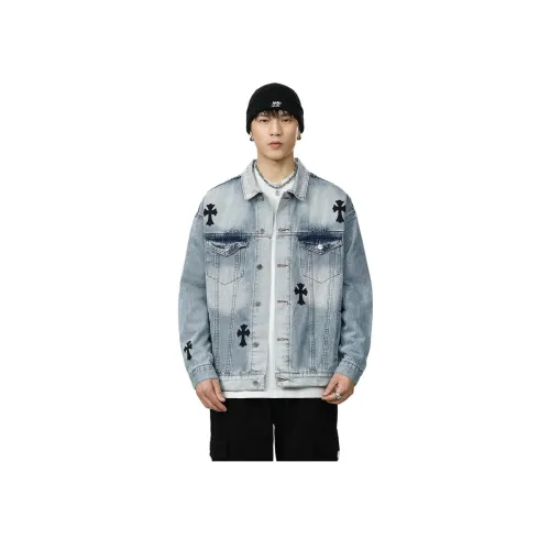 HIPANDA Blue Men's Jackets