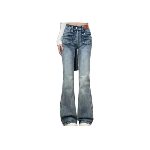 7 SEVFUN Винтажные синие женские джинсы