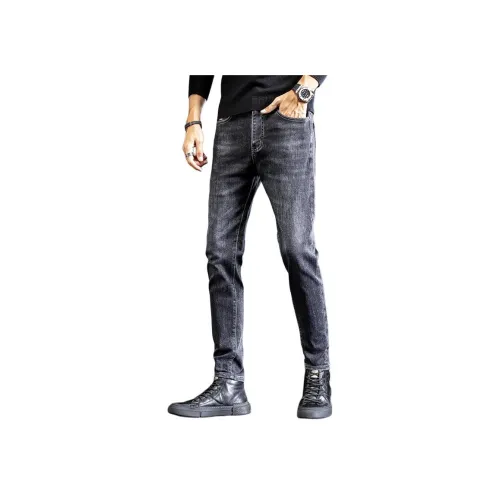 Мед Черный Унисекс Джинсы