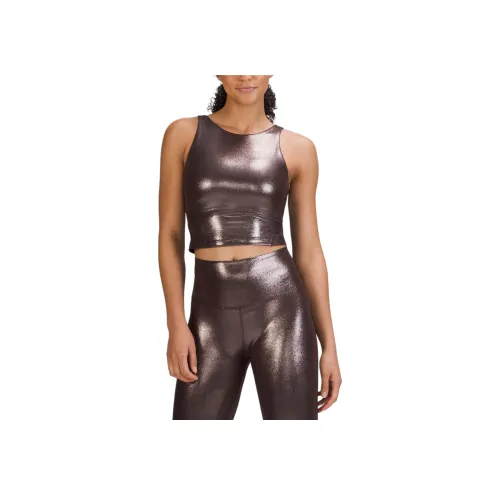 Lululemon Align™ Спортивные жилеты женские фольга радиация печать красно-коричневый