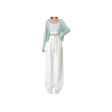 Брюки цвета экрю