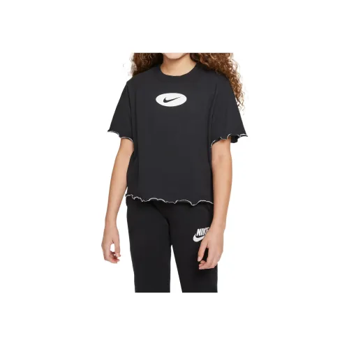 nike Черные Детские Футболки