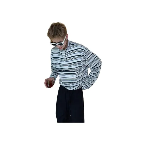 GANGZAI Черные полосы Унисекс T-рубашки