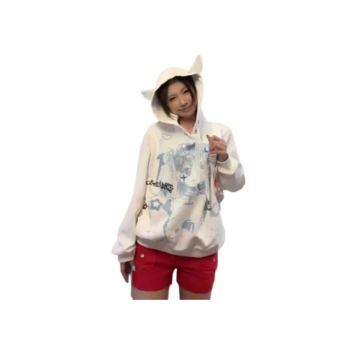 YINLEI Белый Женский Свитшот