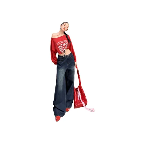 MINETTE Blue Women's Jeans MINETTE Синий Женские Джинсы