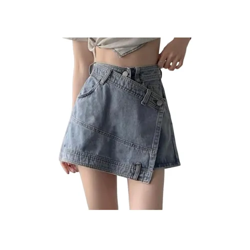 MUCCHIC Джинсовые короткие юбки Женские