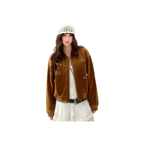 Guuka Hero Коричневый Женские Куртки