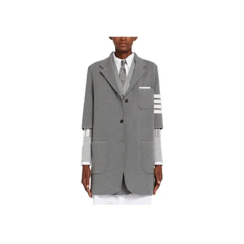 THOM BROWNE Светло-серые Женские Куртки
