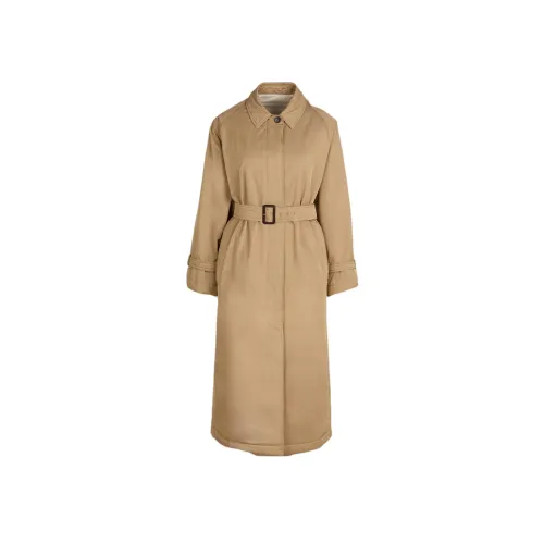 WEEKEND MaxMara Пальто Женское Бежево-Желтое