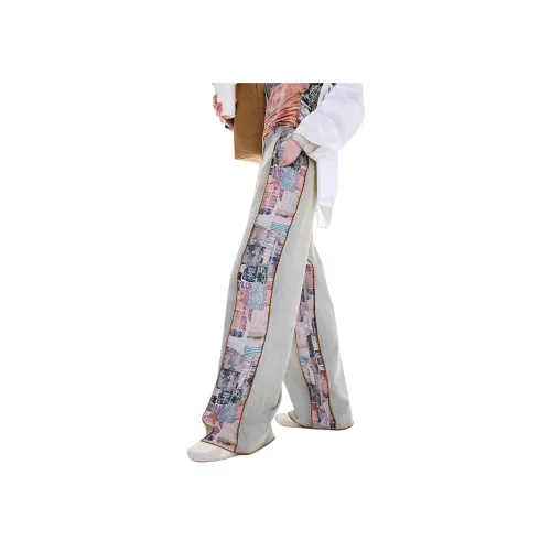 Desigual Песочный Женские Джинсы