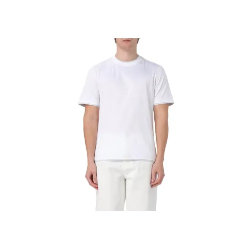BRUNELLO CUCINELLI Белая Мужская Рубашка T