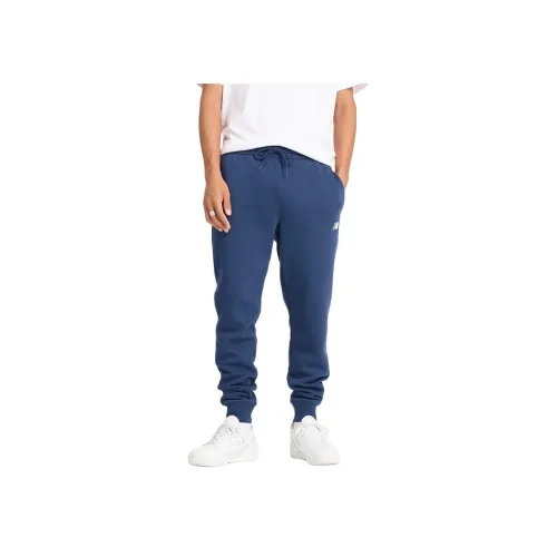 New Balance Вязаные тренировочные брюки мужские морской синий