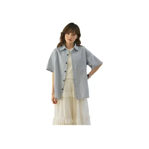 RDRE Синие полосы Женские Рубашки