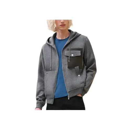 HERMES Куртки и Пальто Мужской Серый