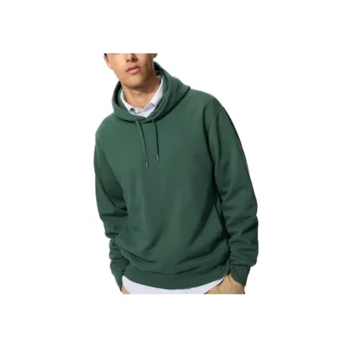 UNIQLO Зеленый Мужской Свитшот