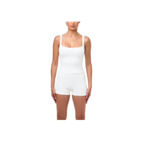 NAKED WARDROBE Белые Женские Повседневные Шорты