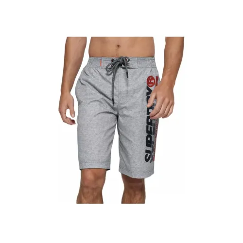 SUPERDRY Серые Мужские Плавательные Шорты
