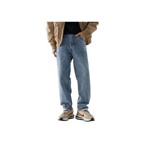 SONGS ALONG Джинсы Мужские 41° Синий