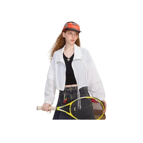 Coolhut Белый Женские Короткие Пальто