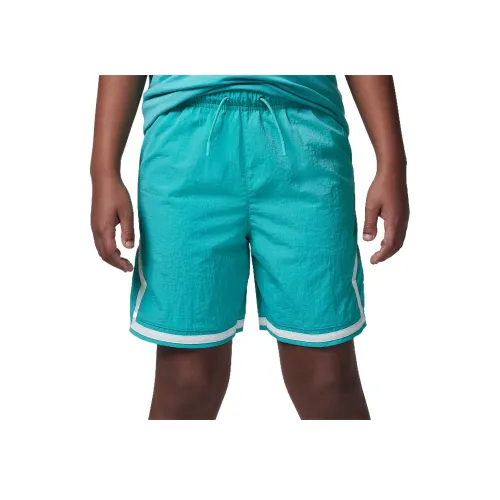 Jordan Jumpman Шорты Подростки Выстиранный Синий Зеленый