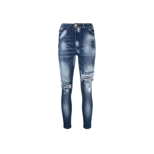 PHILIPP PLEIN Синие Женские Джинсы